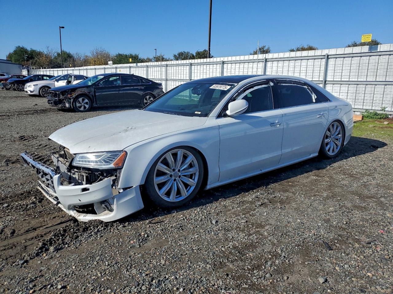 2018 Audi A8 Sport, VIN WAU43AFD6JN000644 — Front end