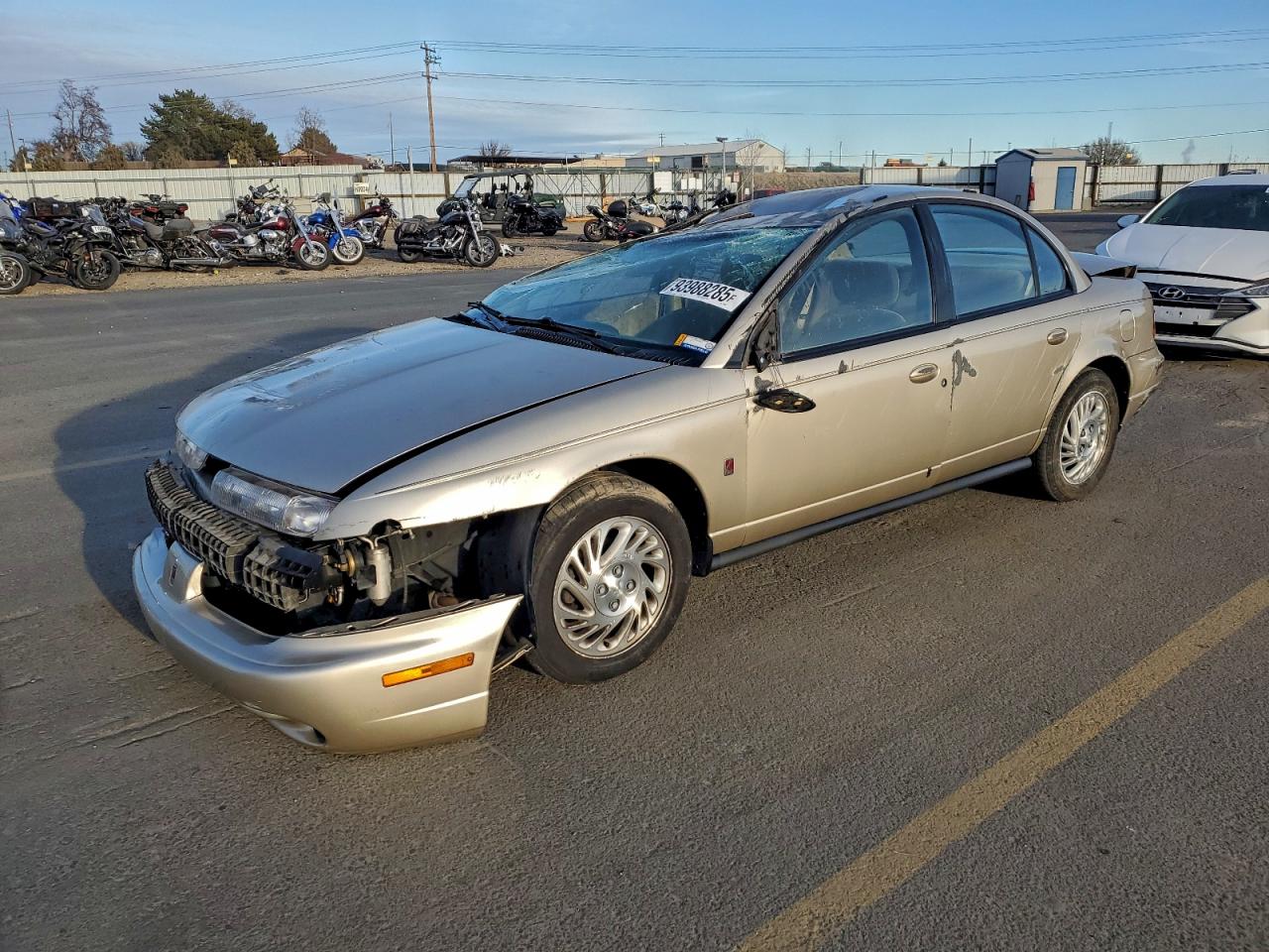 1999 Saturn SL, VIN 1G8ZK5279XZ118282 — Опрокидывание