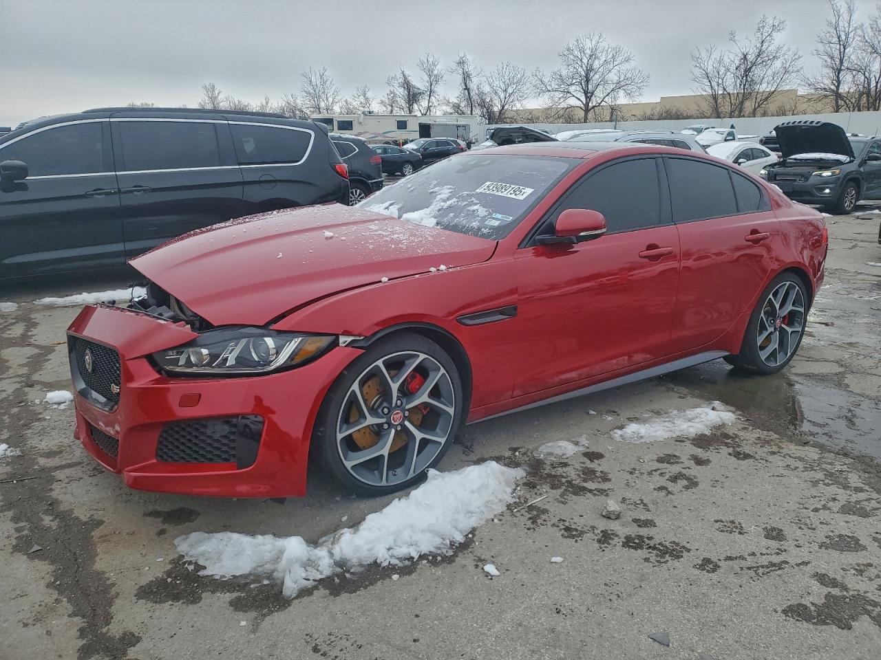 2018 Jaguar XE S, VIN SAJAM4FV0JCP17597 — Front end