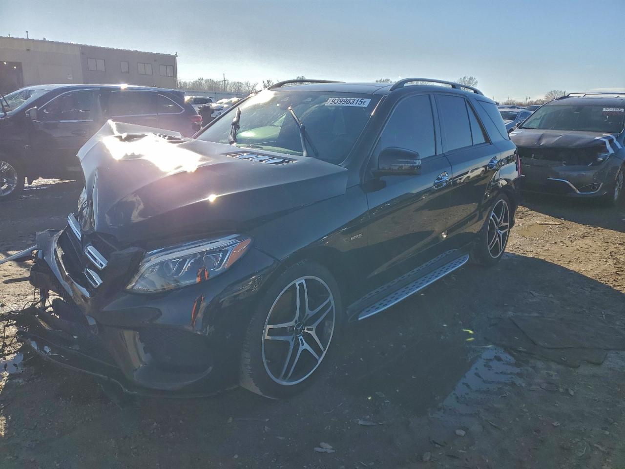 2017 Mercedes-Benz GLE 43 AMG, VIN 4JGDA6EB6HA945807 — Front end