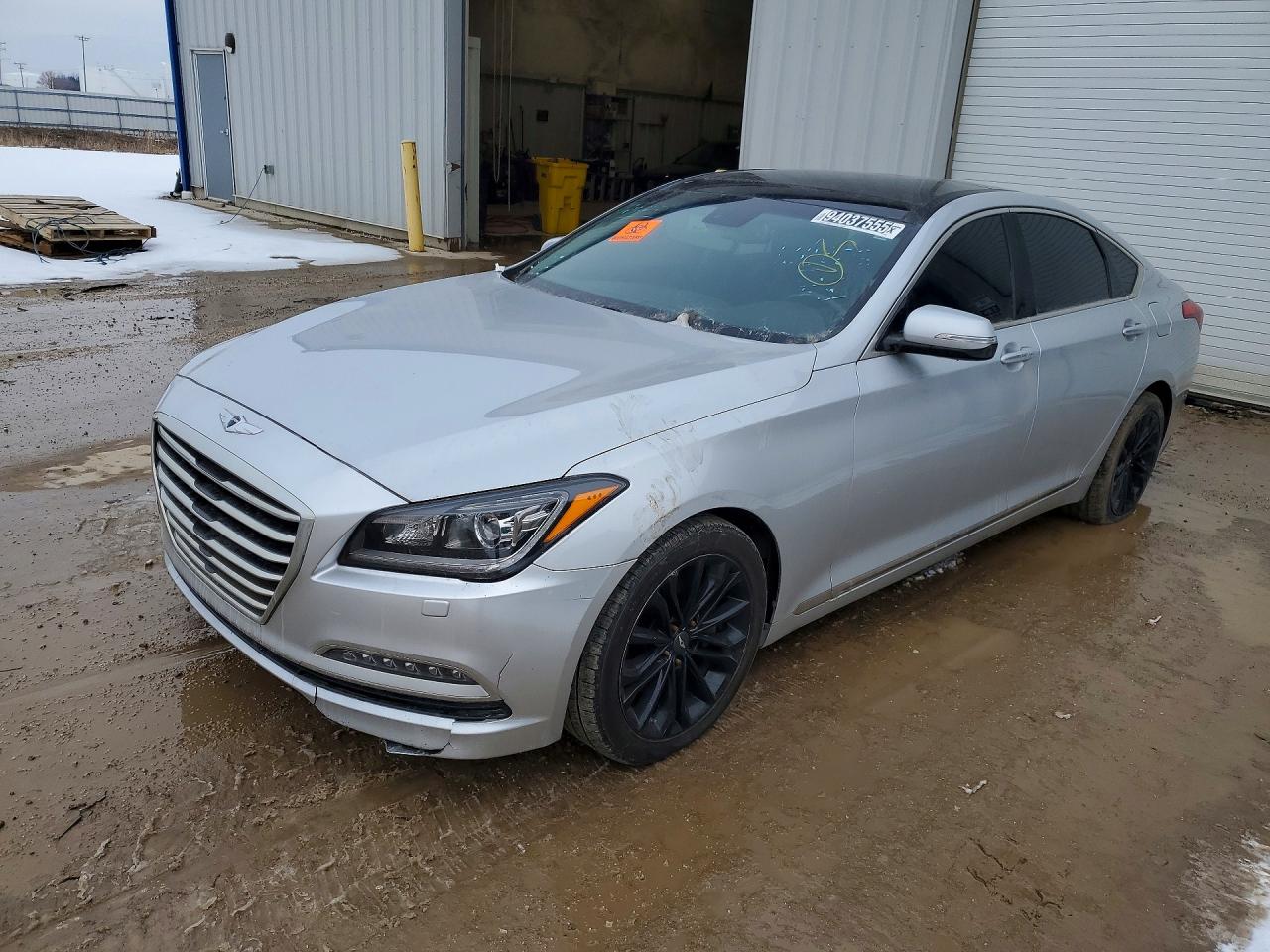2016 Hyundai Genesis 3.8L, VIN KMHGN4JE8GU134822 — Water / flood