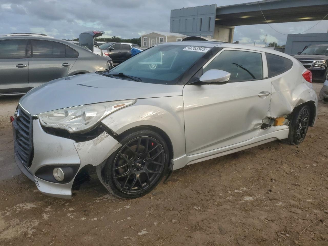 2013 Hyundai Veloster Turbo, VIN KMHTC6AE0DU171231 — Side