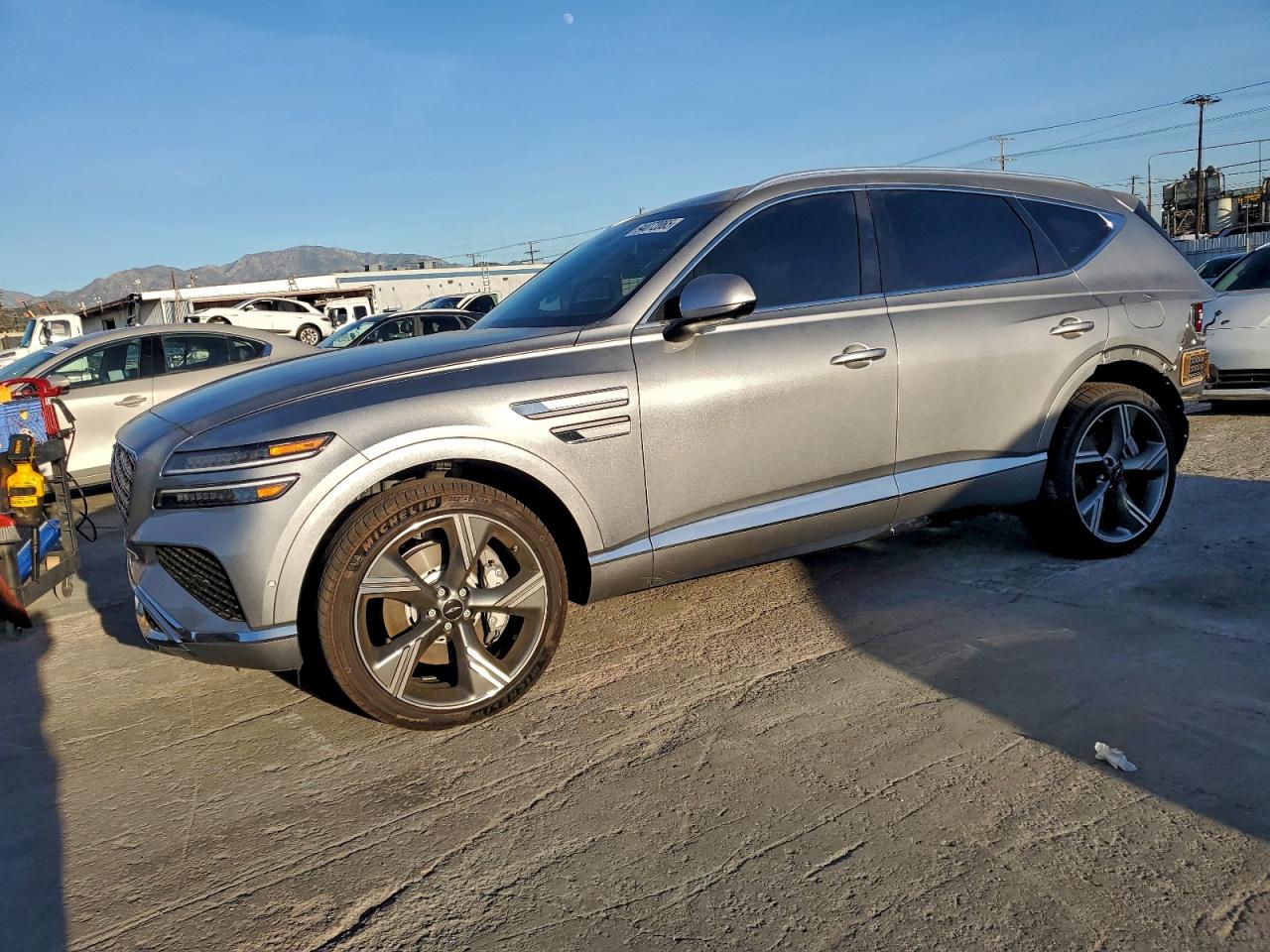 2025 Genesis GV80 Prestige, VIN KMUHEESC7SU284521 — Rear end