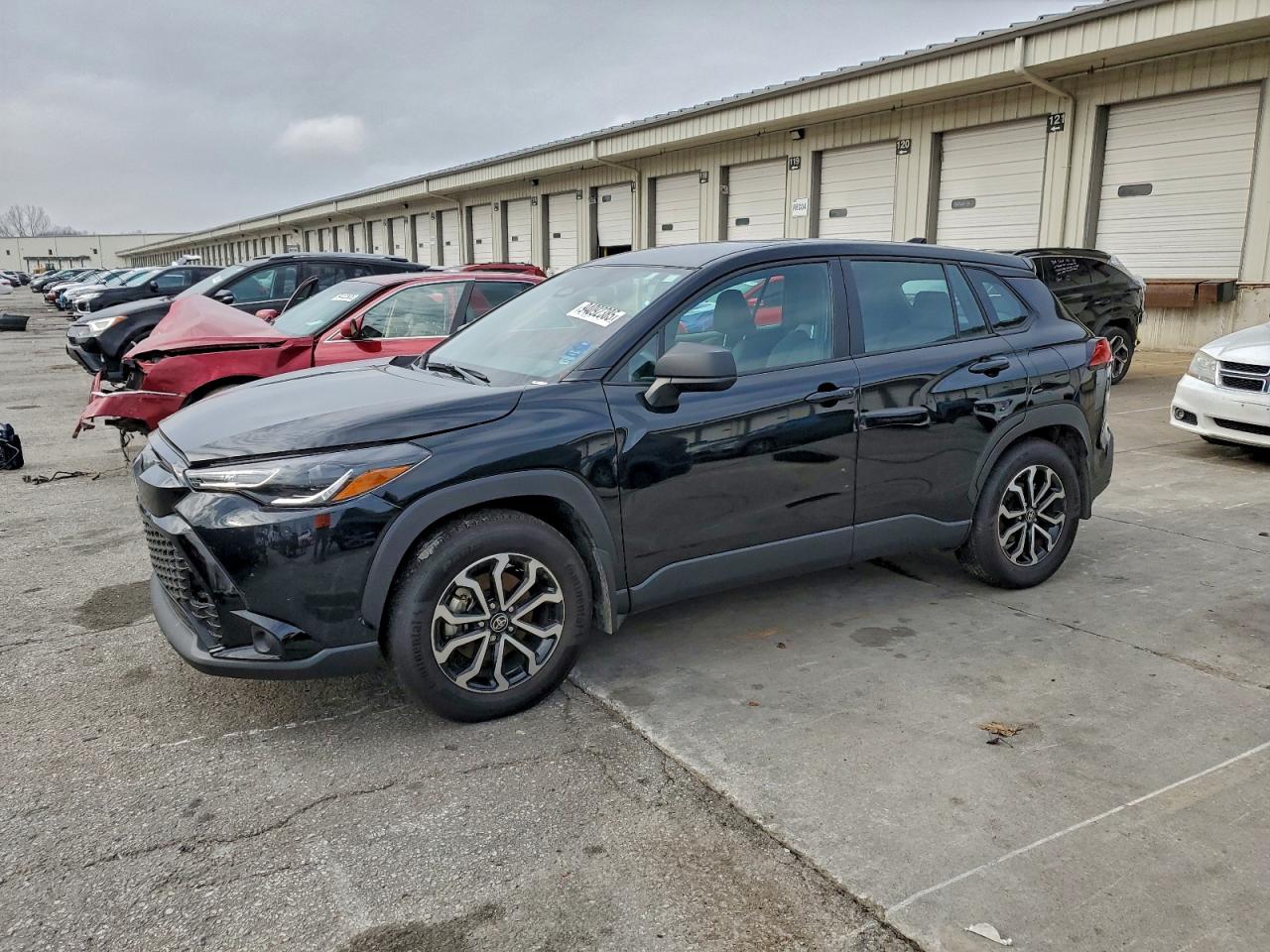 2025 Toyota Corolla Cross Hybrid S, VIN 7MUFBABG9SV078027 — Water / flood