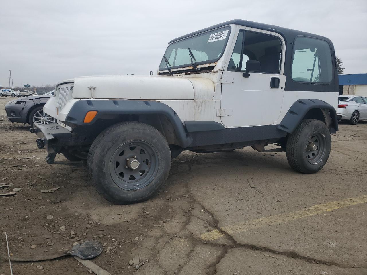 1993 Jeep Wrangler S, VIN 1J4FY19P2PP242986 — Minor dents and scratches