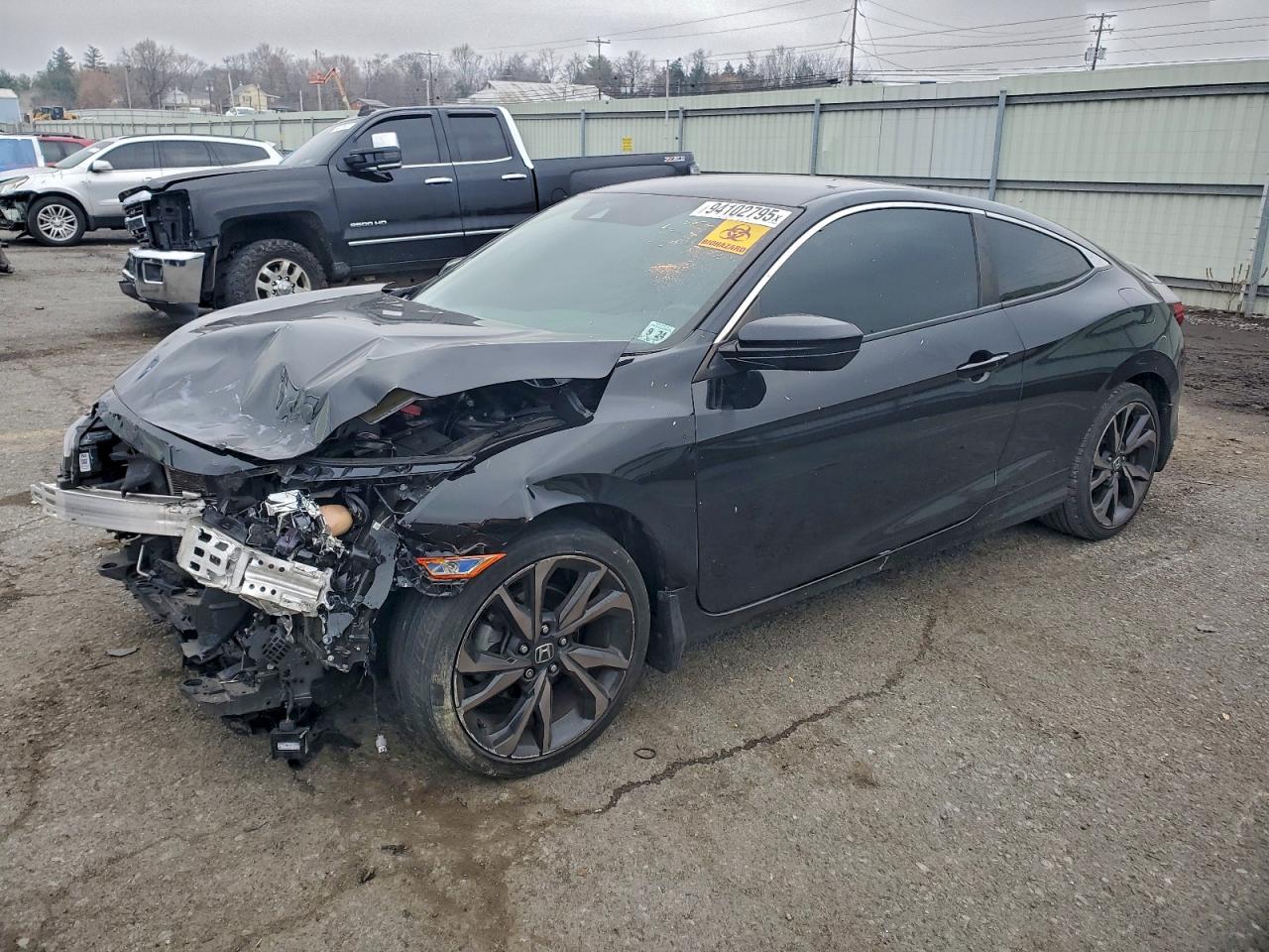 2019 Honda Civic Sport, VIN 2HGFC4B81KH309472 — Фото с аукциона