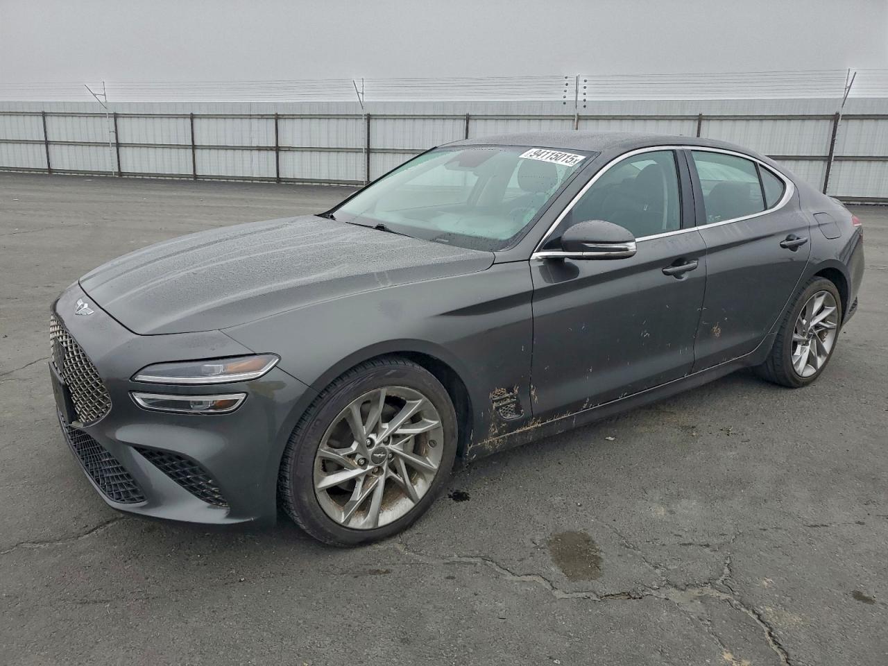 2022 Genesis G70 2.0T, VIN KMTG34TA3NU099559 — Rear end