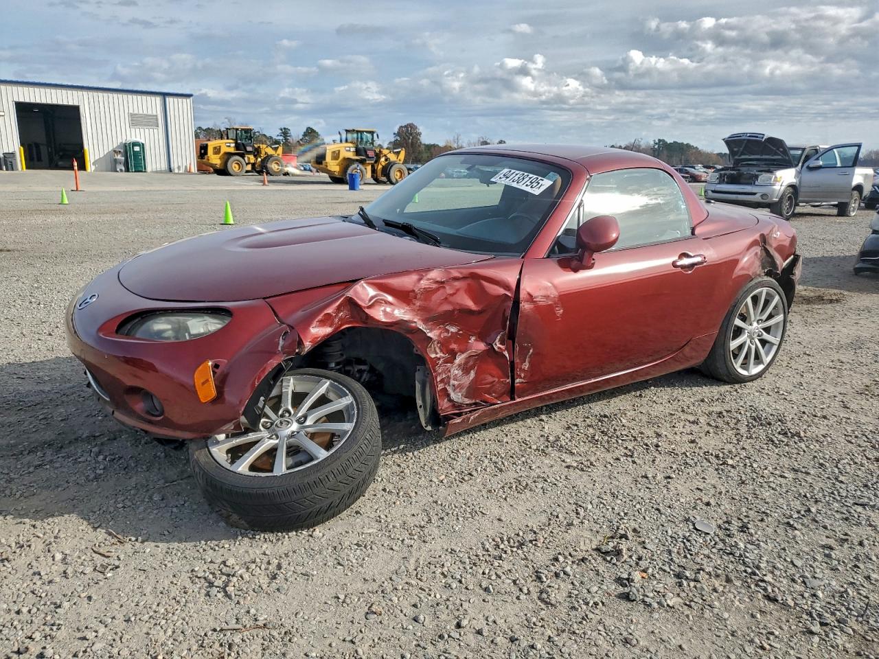 2008 Mazda MX-5 Miata Grand Touring, VIN JM1NC26F480141699 — Side