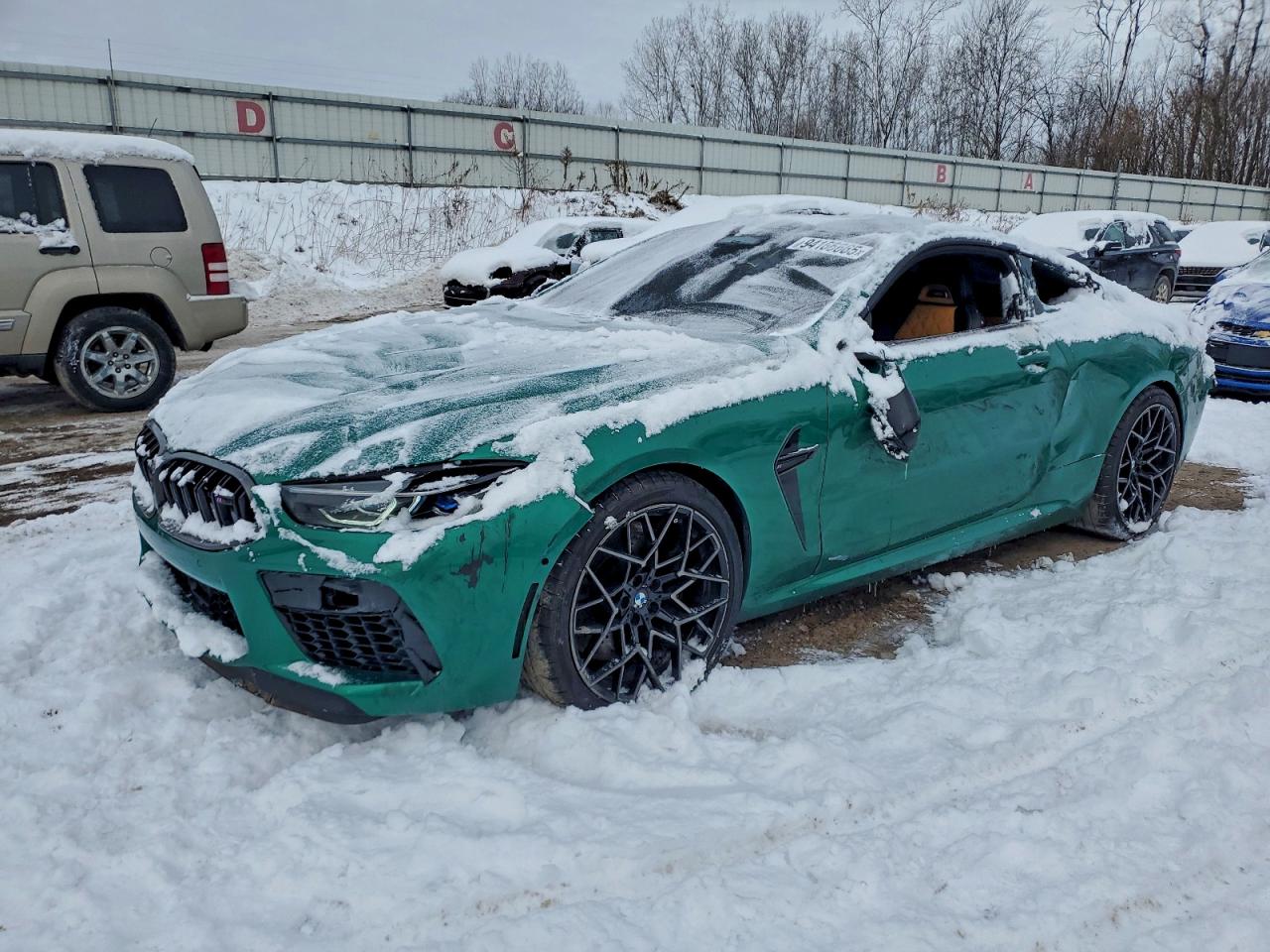 2023 BMW M8 Competition, VIN WBSAE0C06PCL70372 — Side