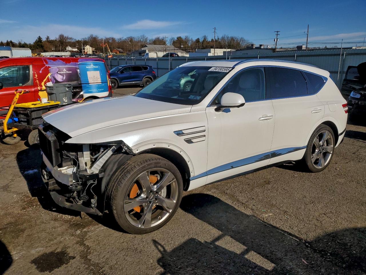 2023 Genesis GV80, VIN KMUHCESC2PU127055 — Side