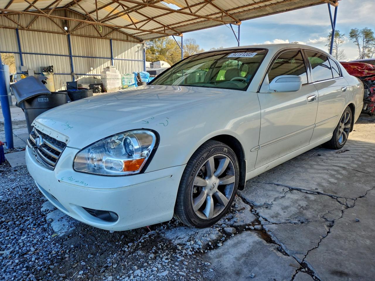 2005 Infiniti Q45, VIN JNKBF01A75M100495 — Rear end