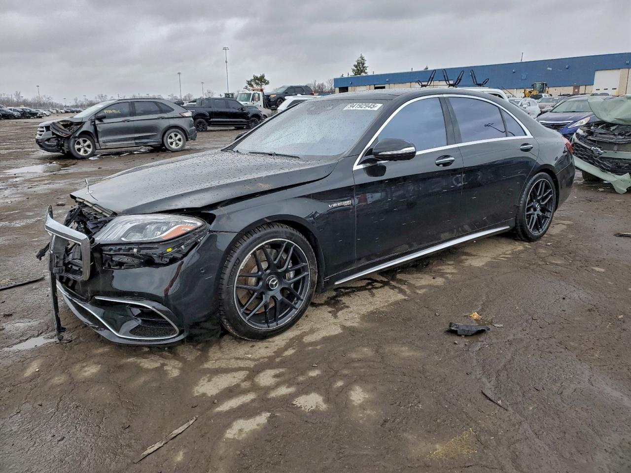 2019 Mercedes-Benz S 63 AMG, VIN WDDUG8JB2KA464521 — Front end