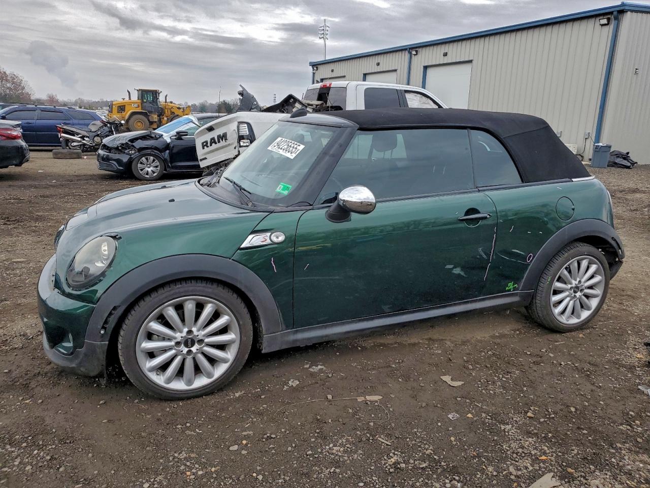 2011 MINI Convertible S, VIN WMWZP3C58BTX82669 — Rear end