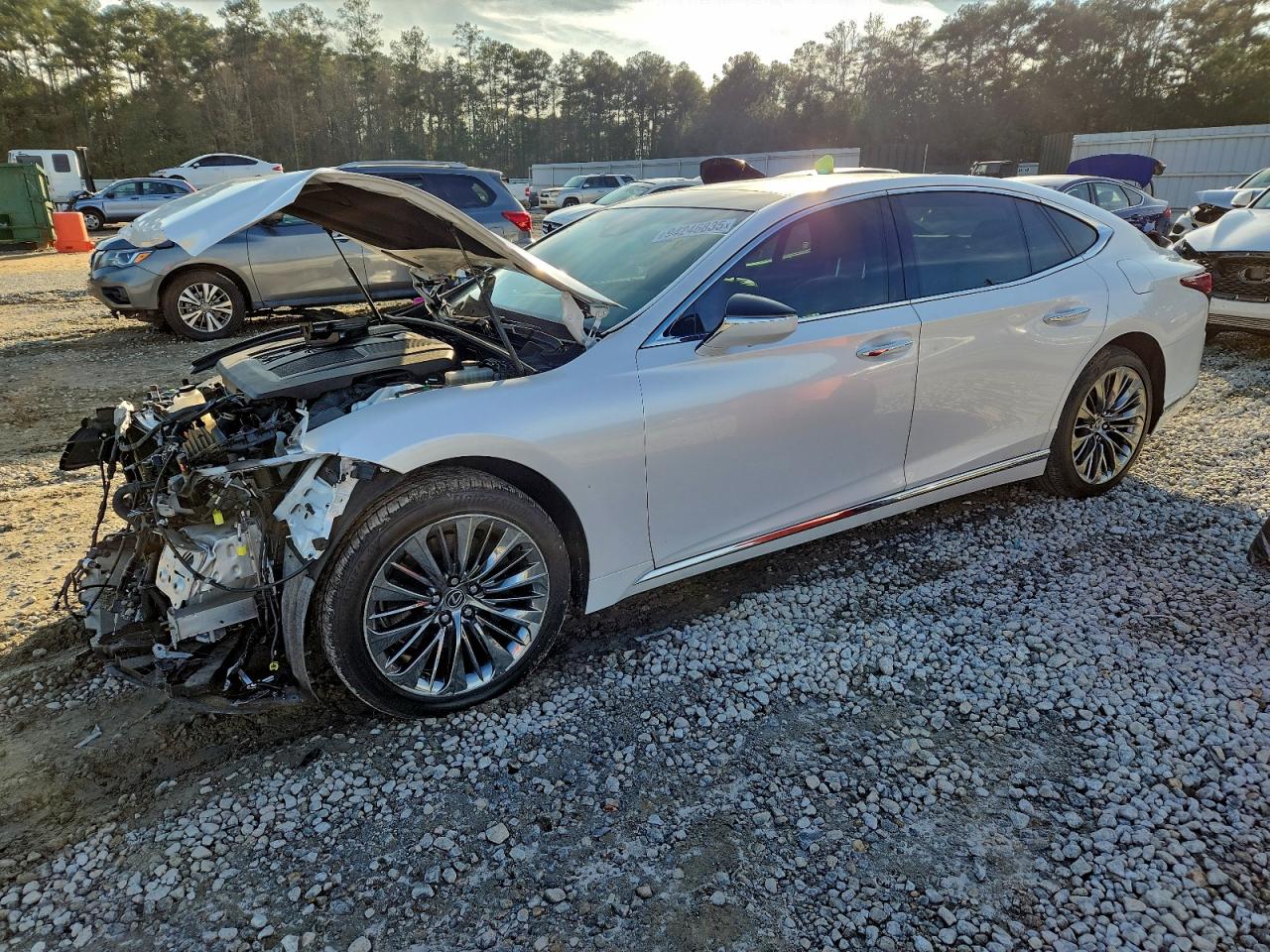 2023 Lexus LS 500, VIN JTHD51GF2P5011077 — Front end