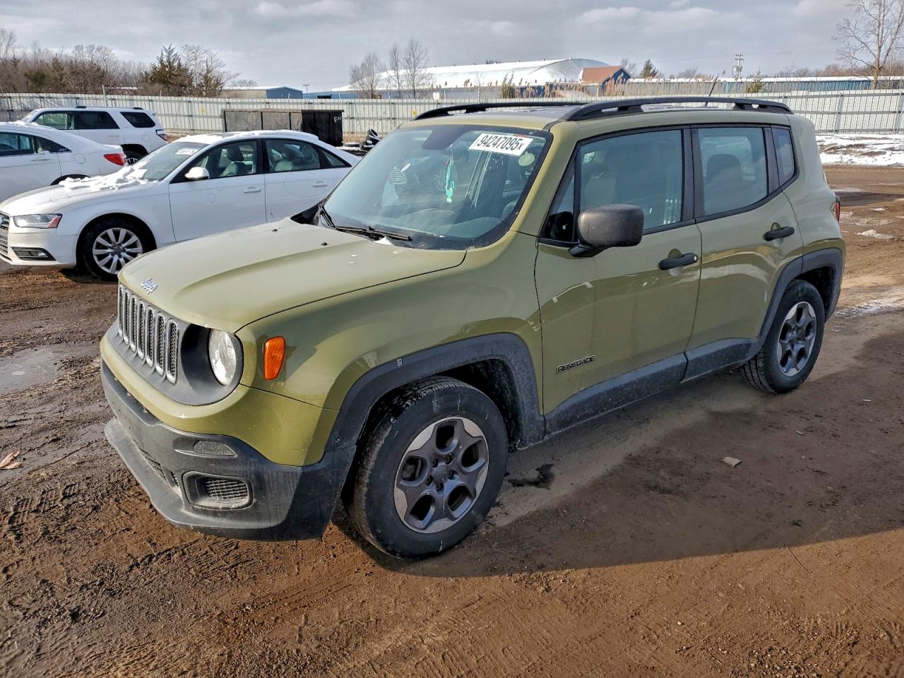2015 Jeep Renegade Sport, VIN ZACCJAAH6FPC03322 — Фото с аукциона