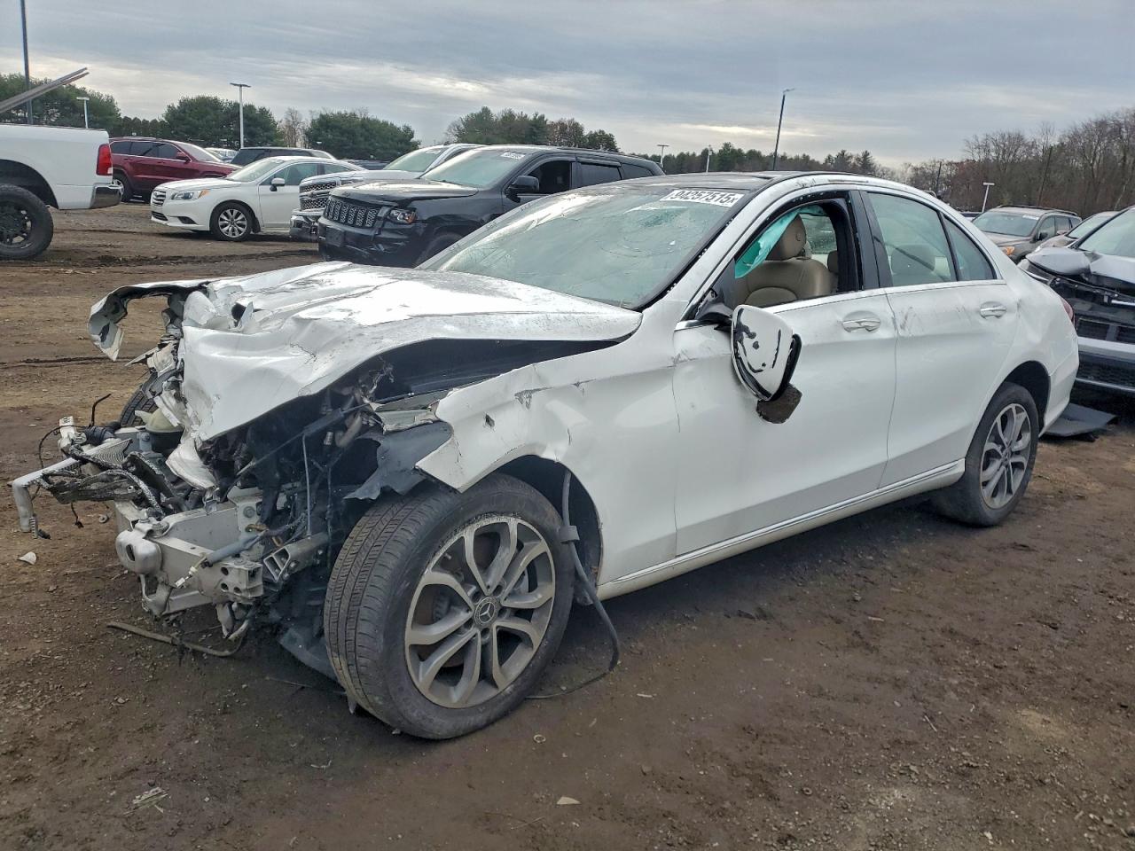 2017 Mercedes-Benz C 300, VIN 55SWF4KB5HU217683 — Rollover