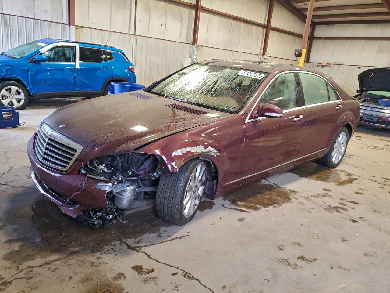 2008 Mercedes-Benz S 550, VIN WDDNG71X18A188027 — Front end