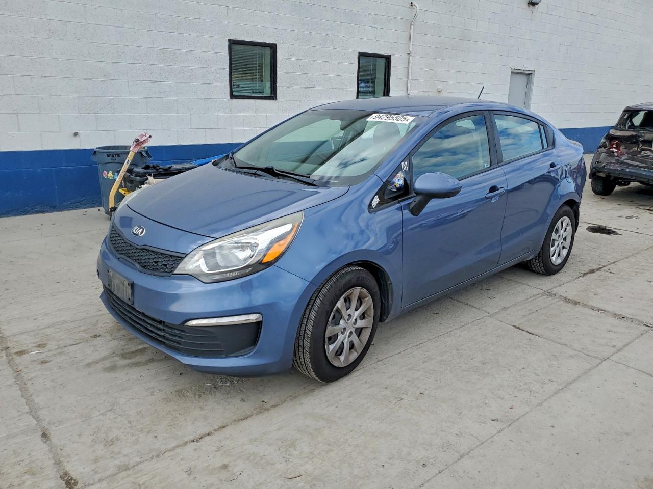 2016 Kia Rio LX, VIN KNADM4A33G6669079 — Rear end