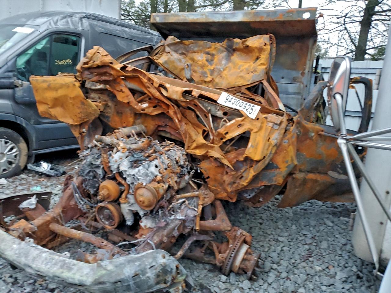 2003 Chevrolet Silverado 3500, VIN 1GBJK341X3E267130 — Burn