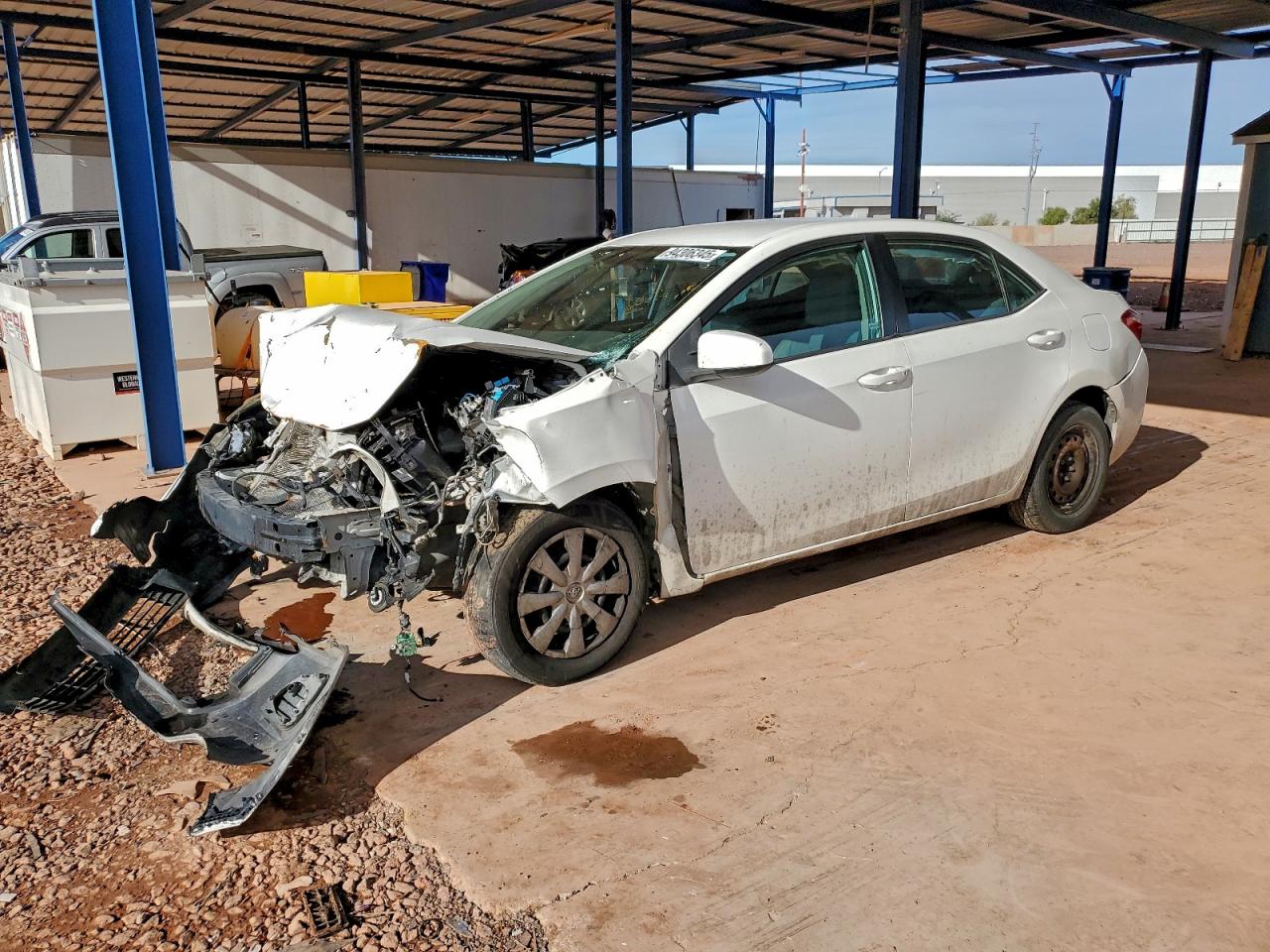 2016 Toyota Corolla L, VIN 5YFBURHE2GP488501 — Front end