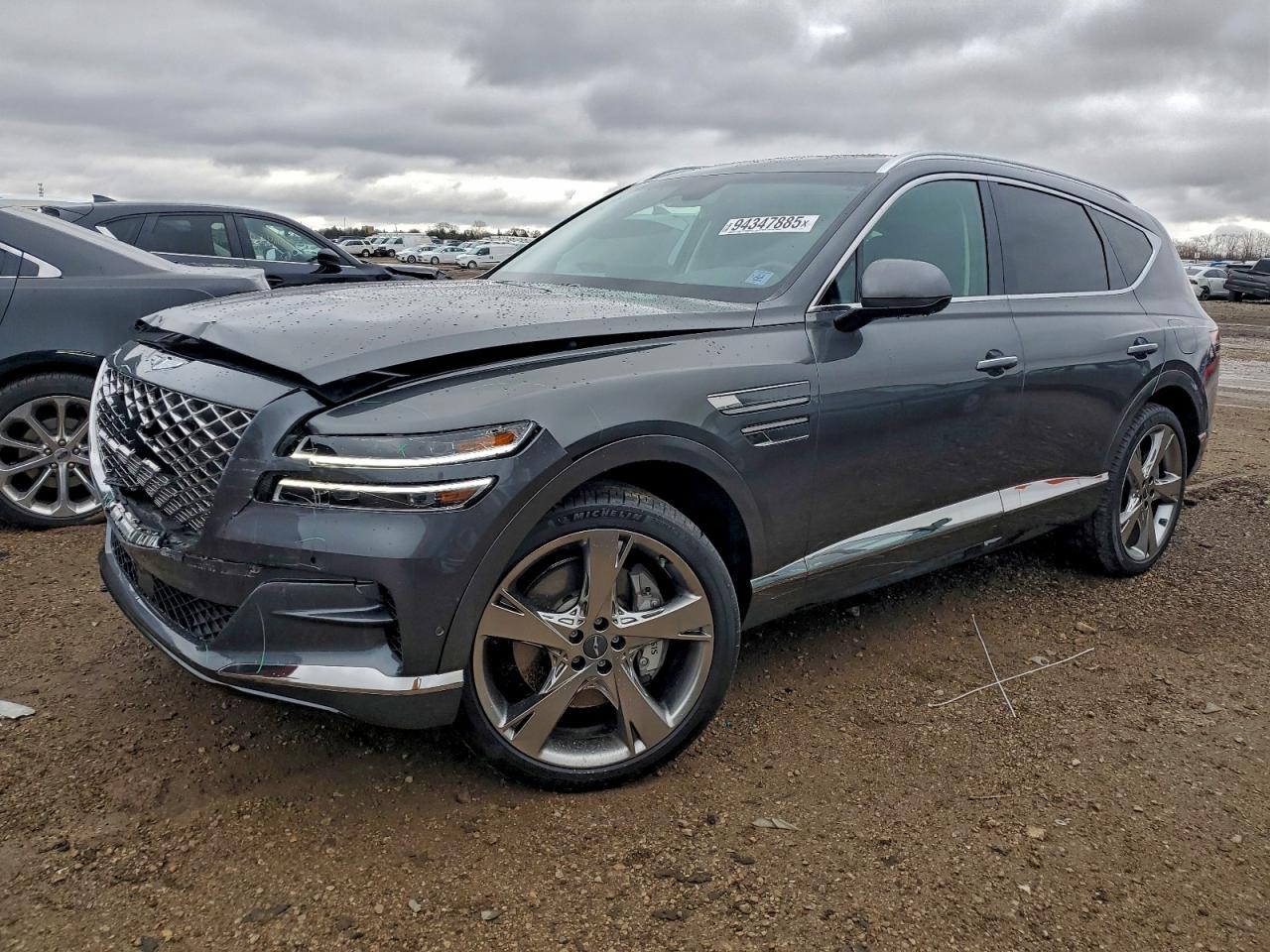 2023 Genesis GV80, VIN KMUHBDSB6PU109890 — Front end