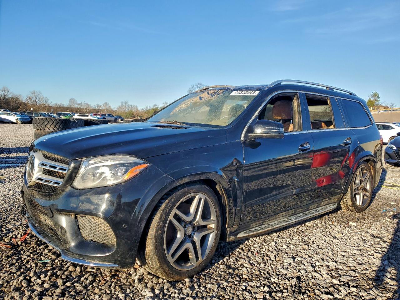 2017 Mercedes-Benz GLS 550, VIN 4JGDF7DE7HA882381 — Vandalism
