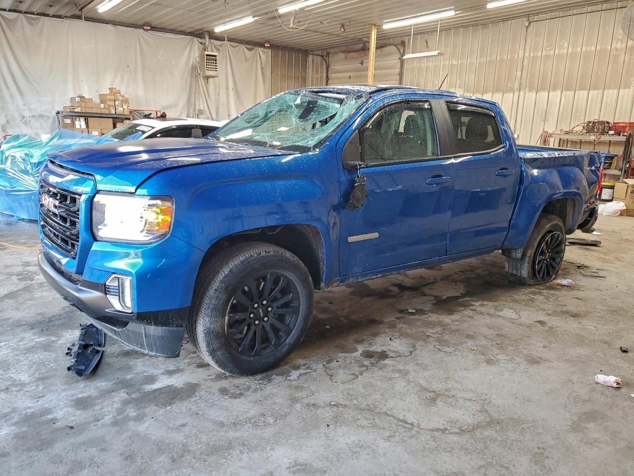 2022 GMC Canyon 4WD Elevation, VIN 1GTG6CEN8N1320378 — Rollover