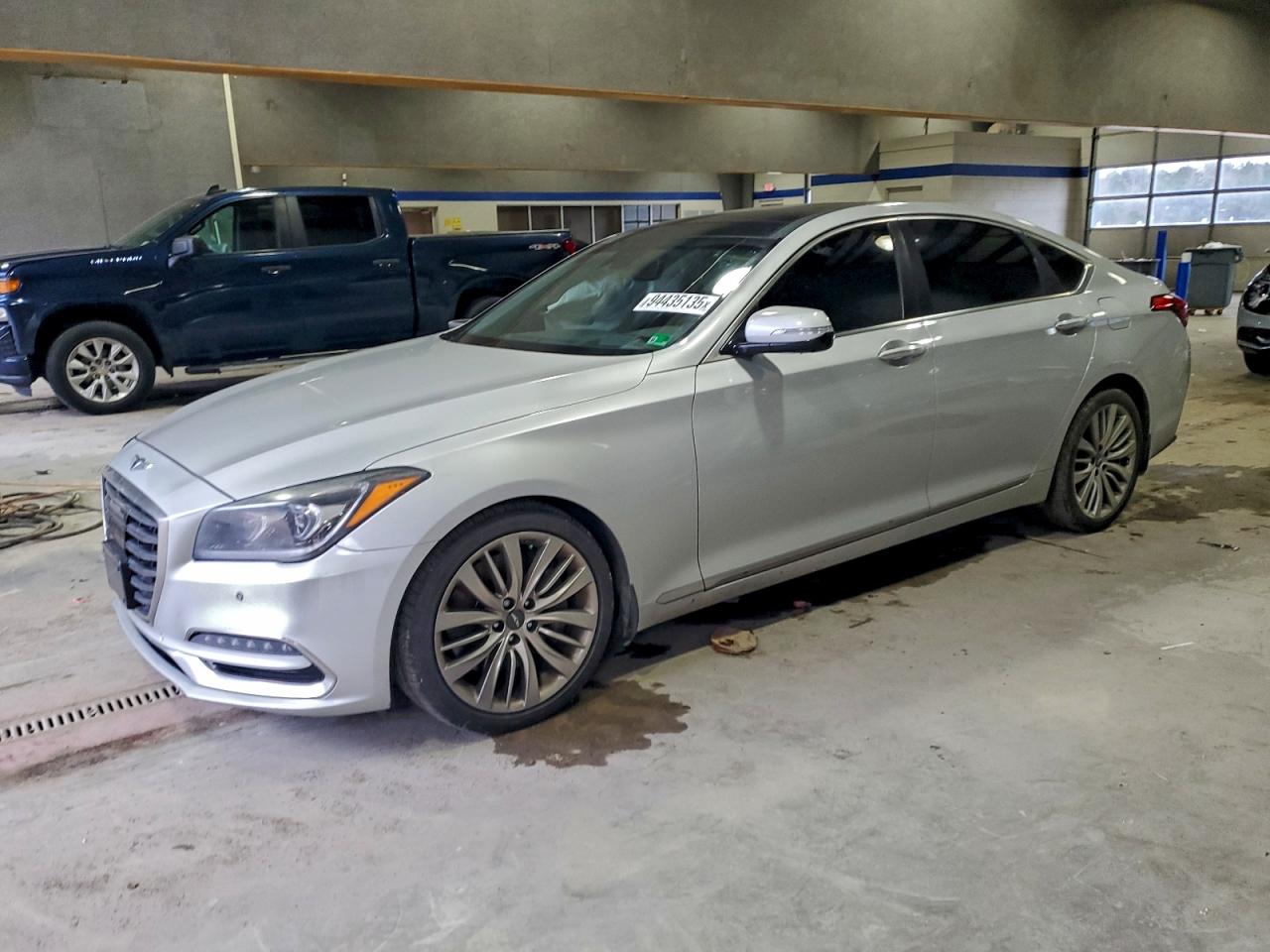2019 Genesis G80 Ultimate, VIN KMTFN4JF8KU310271 — Side