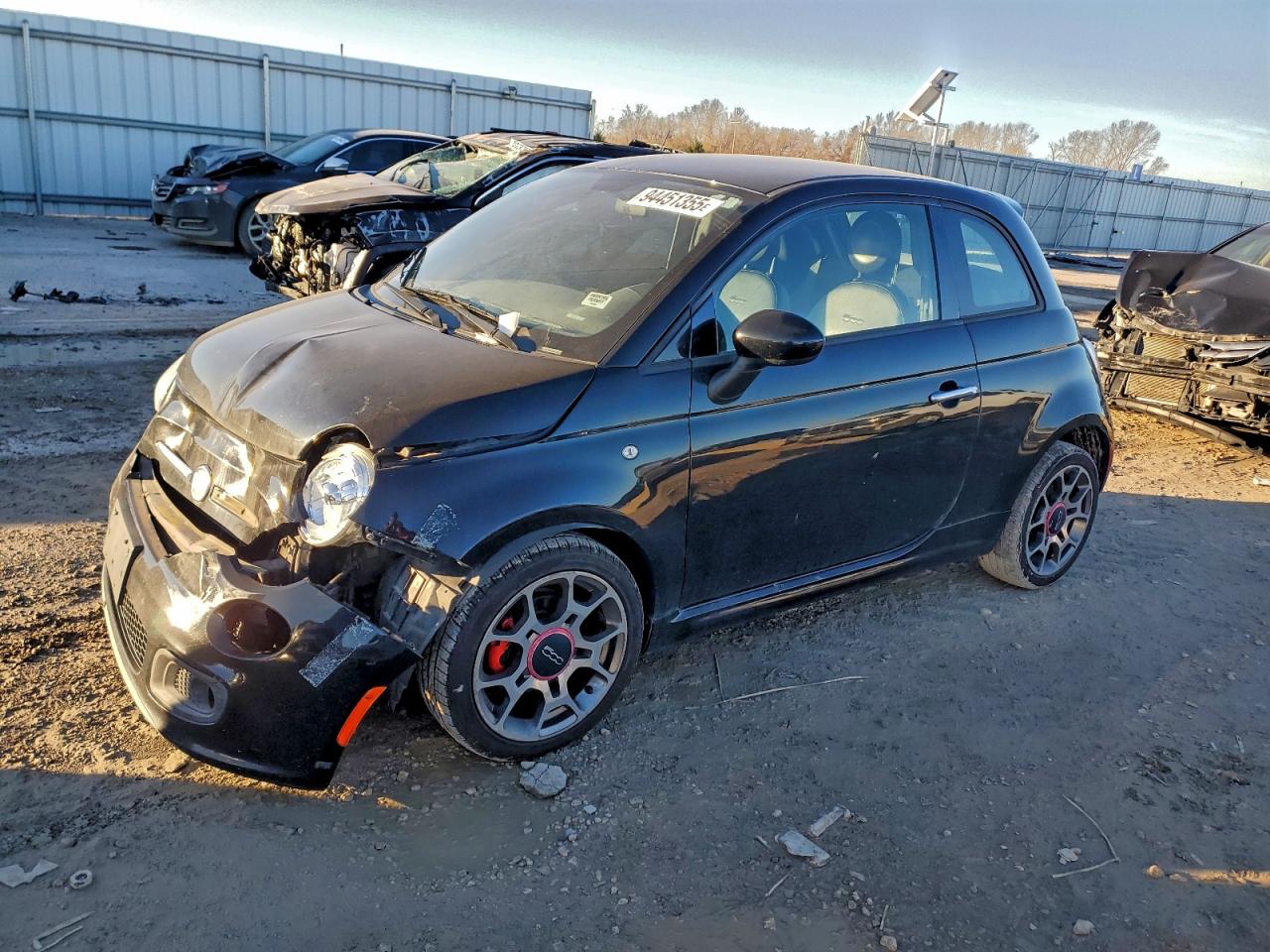 2014 FIAT 500 Sport, VIN 3C3CFFBR7ET293162 — Front end
