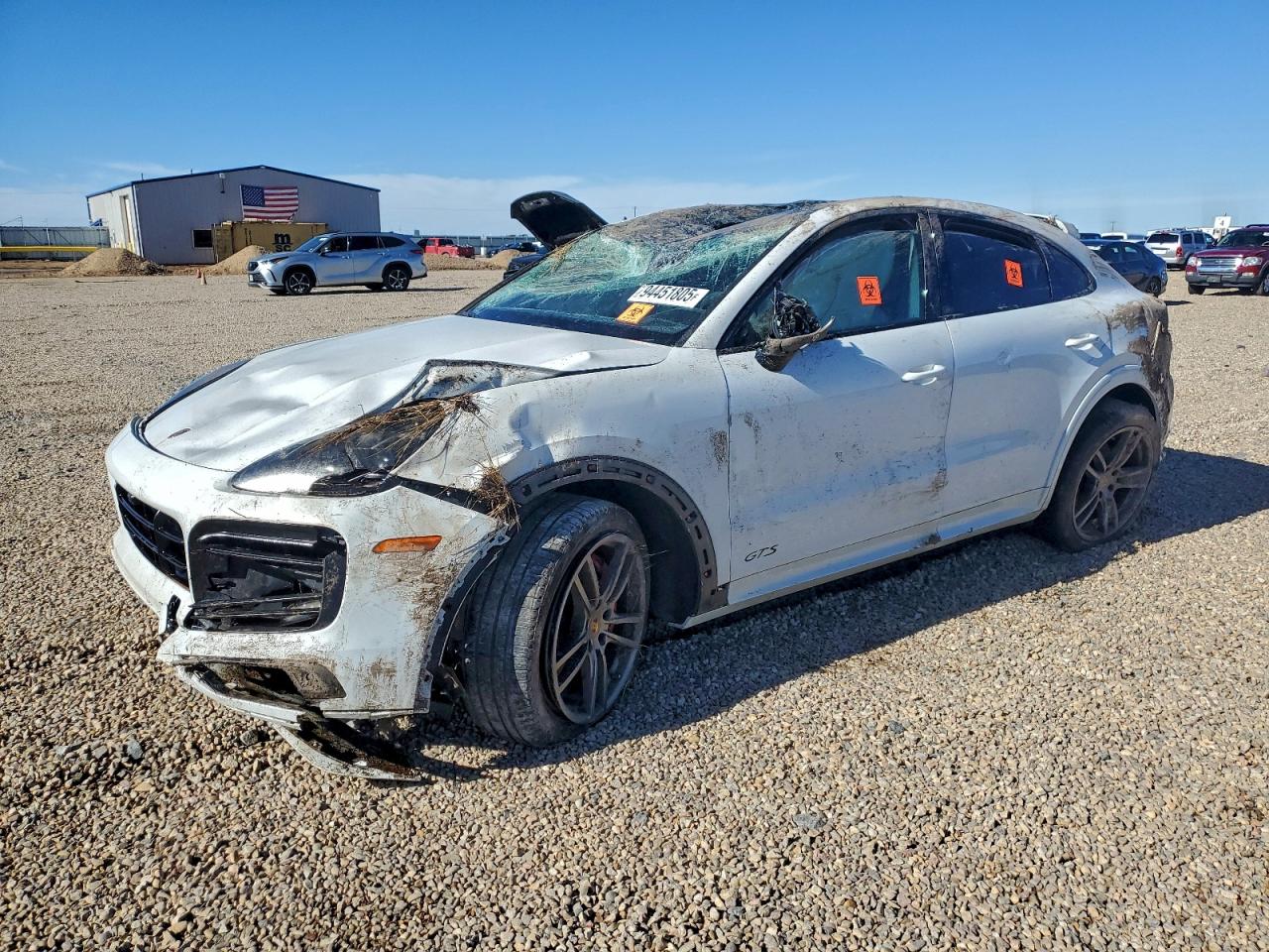 2021 Porsche Cayenne GTS, VIN WP1BG2AY6MDA49558 — Rollover