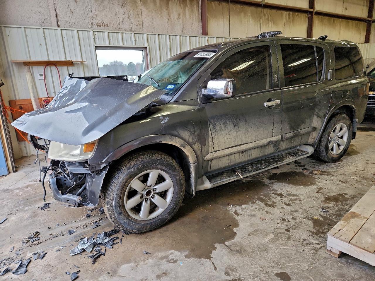 2012 Nissan Armada SV, VIN 5N1BA0ND0CN621663 — Rollover
