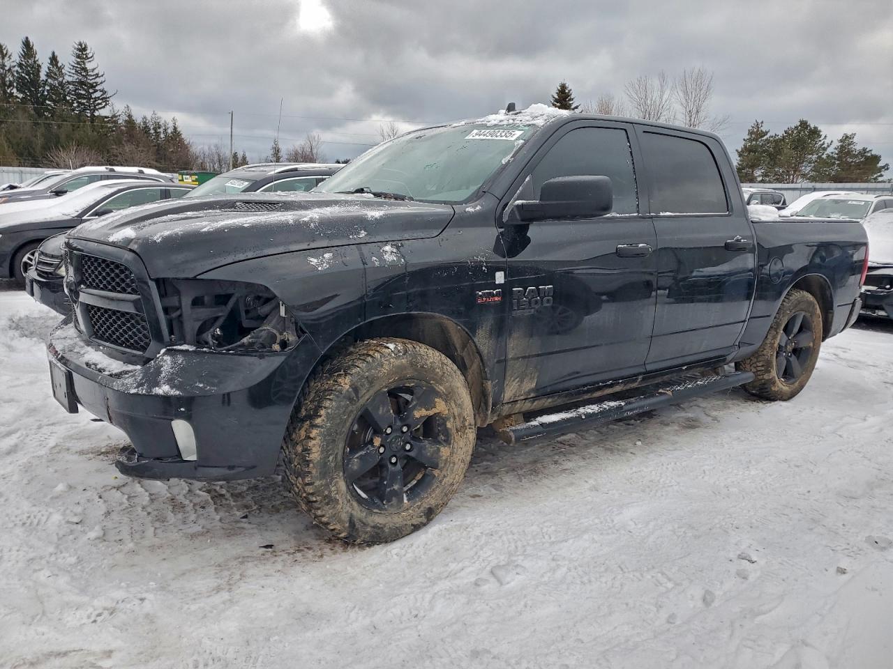2019 Ram 1500 Tradesman, VIN 3C6RR7KT5KG695658 — Повреждение рамы