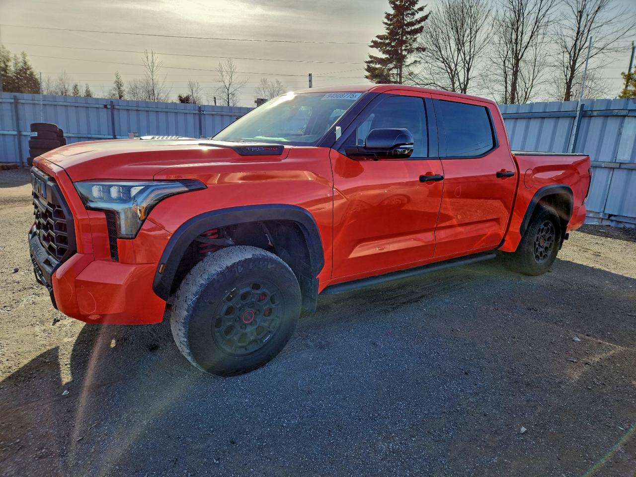 2023 Toyota Tundra TRD Pro Hybrid, VIN 5TFPC5DB9PX027259 — Вандализм
