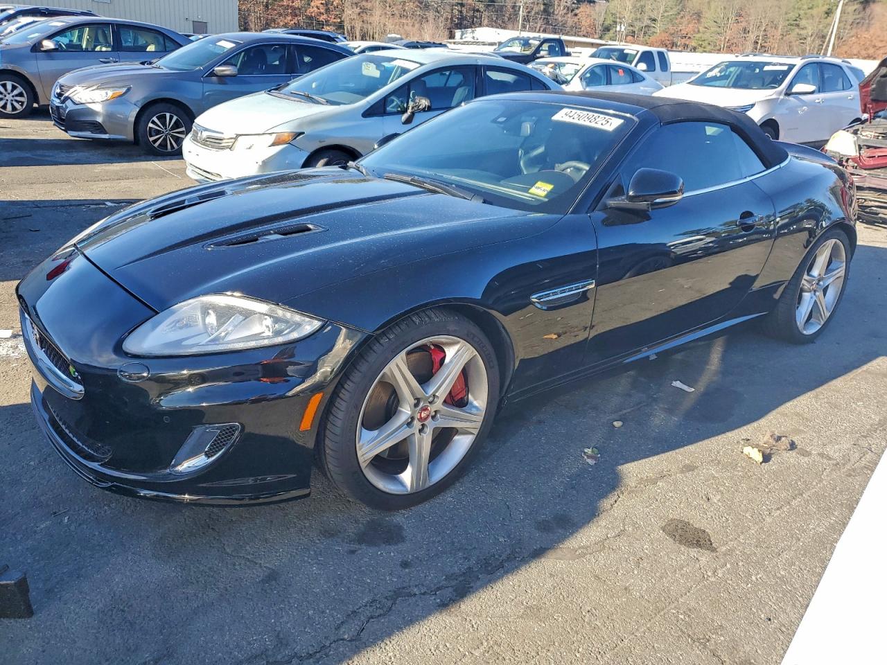 2015 Jaguar XK XKR, VIN SAJWA4EC8FMB55421 — Side