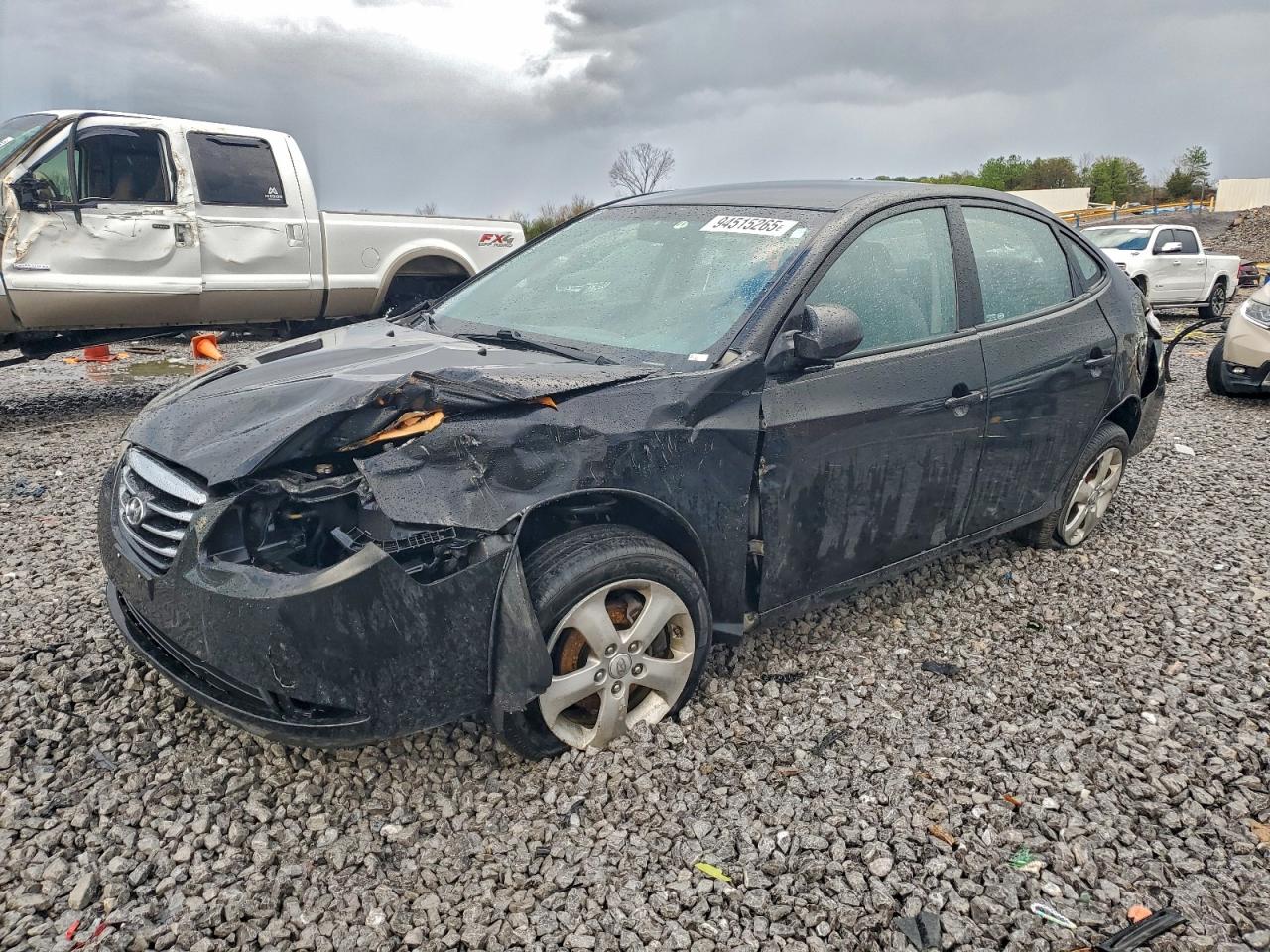 2010 Hyundai Elantra SE, VIN KMHDU4AD0AU136391 — Front end
