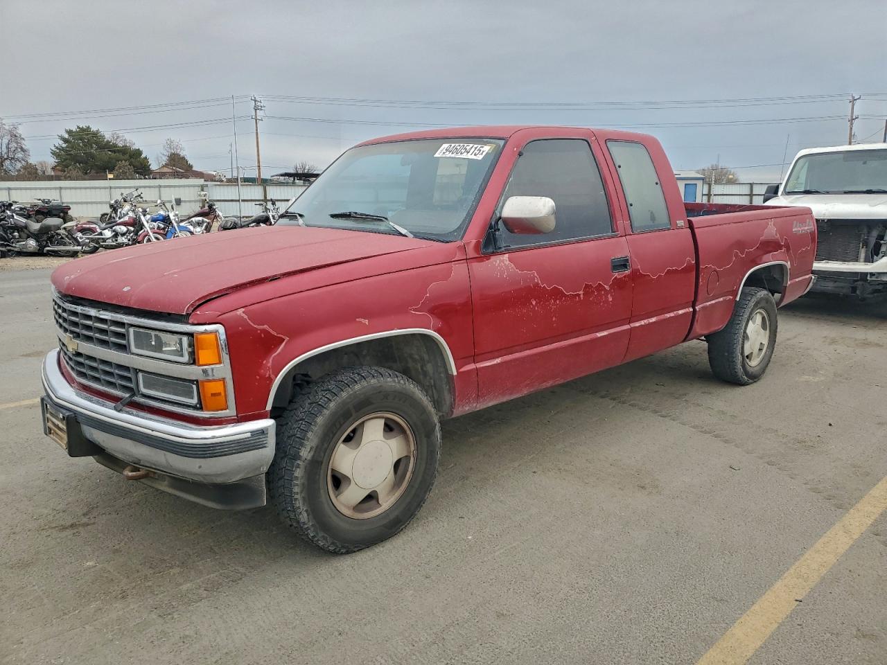 1991 Chevrolet Silverado 2500, VIN 2GCFK29K7M1229418 — Rear end