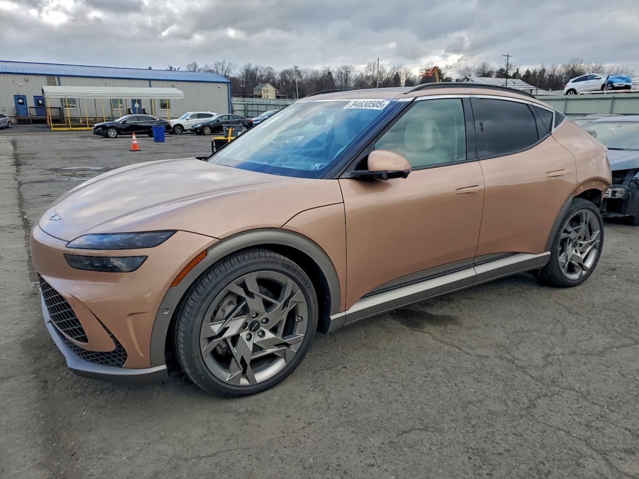 2023 Genesis GV60 Performance, VIN KMUKEDTB0PU011448 — Rear end