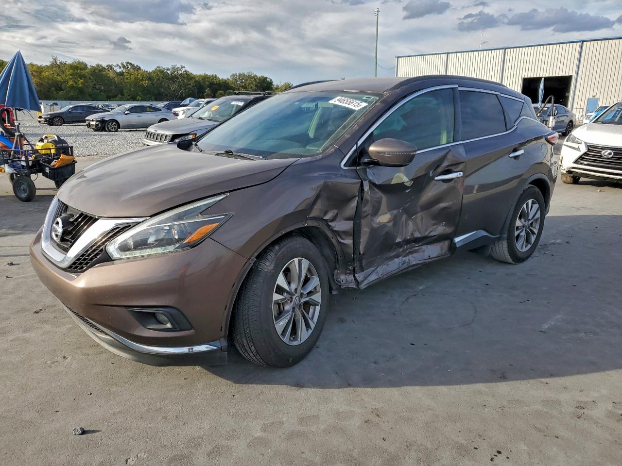 2018 Nissan Murano SV, VIN 5N1AZ2MG4JN136144 — Side
