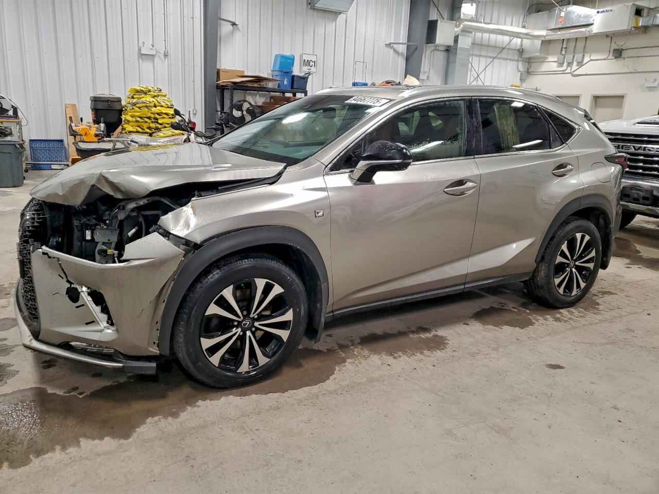 2019 Lexus NX 300, VIN JTJBARBZ2K2179779 — Front end