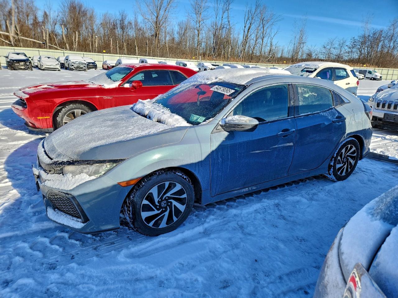 2017 Honda Civic LX, VIN SHHFK7H23HU417773 — Rear end