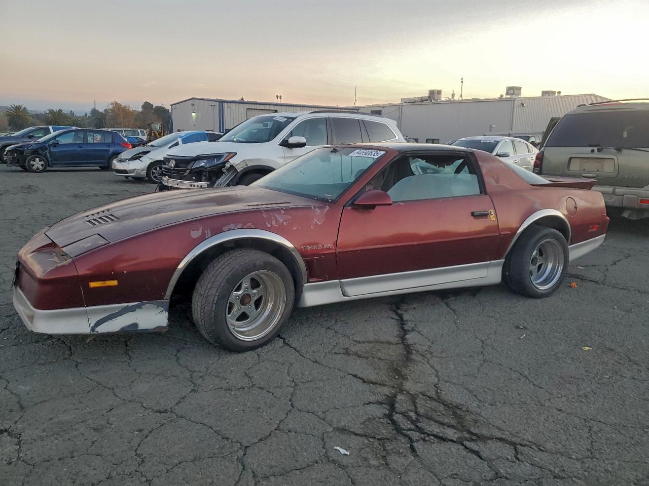 1987 Pontiac Firebird, VIN 1G2FW21F9HL229282 — Biohazard / chemical