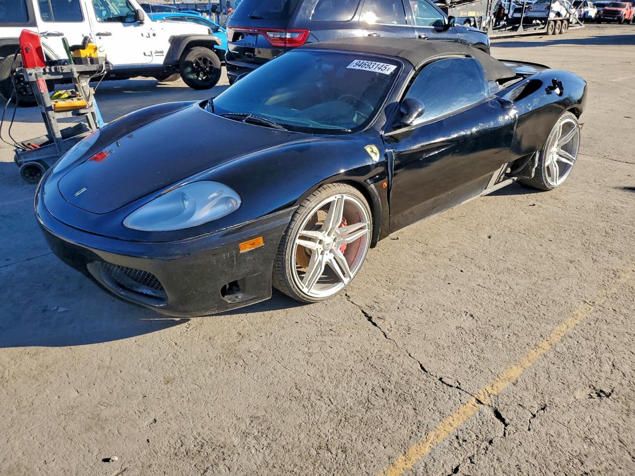 2004 Ferrari 360 Spider, VIN ZFFYT53A940136047 — Rear end