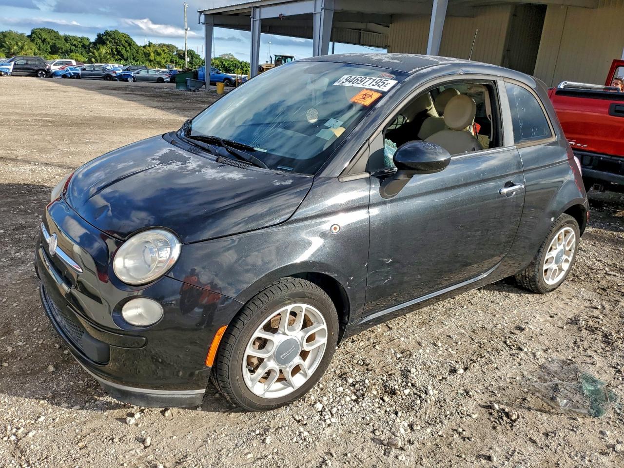2013 FIAT 500 Pop, VIN 3C3CFFAR0DT539095 — Vandalism