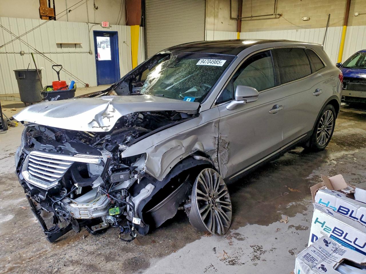2017 Lincoln MKX Reserve, VIN 2LMPJ8LR2HBL32617 — Engine fire