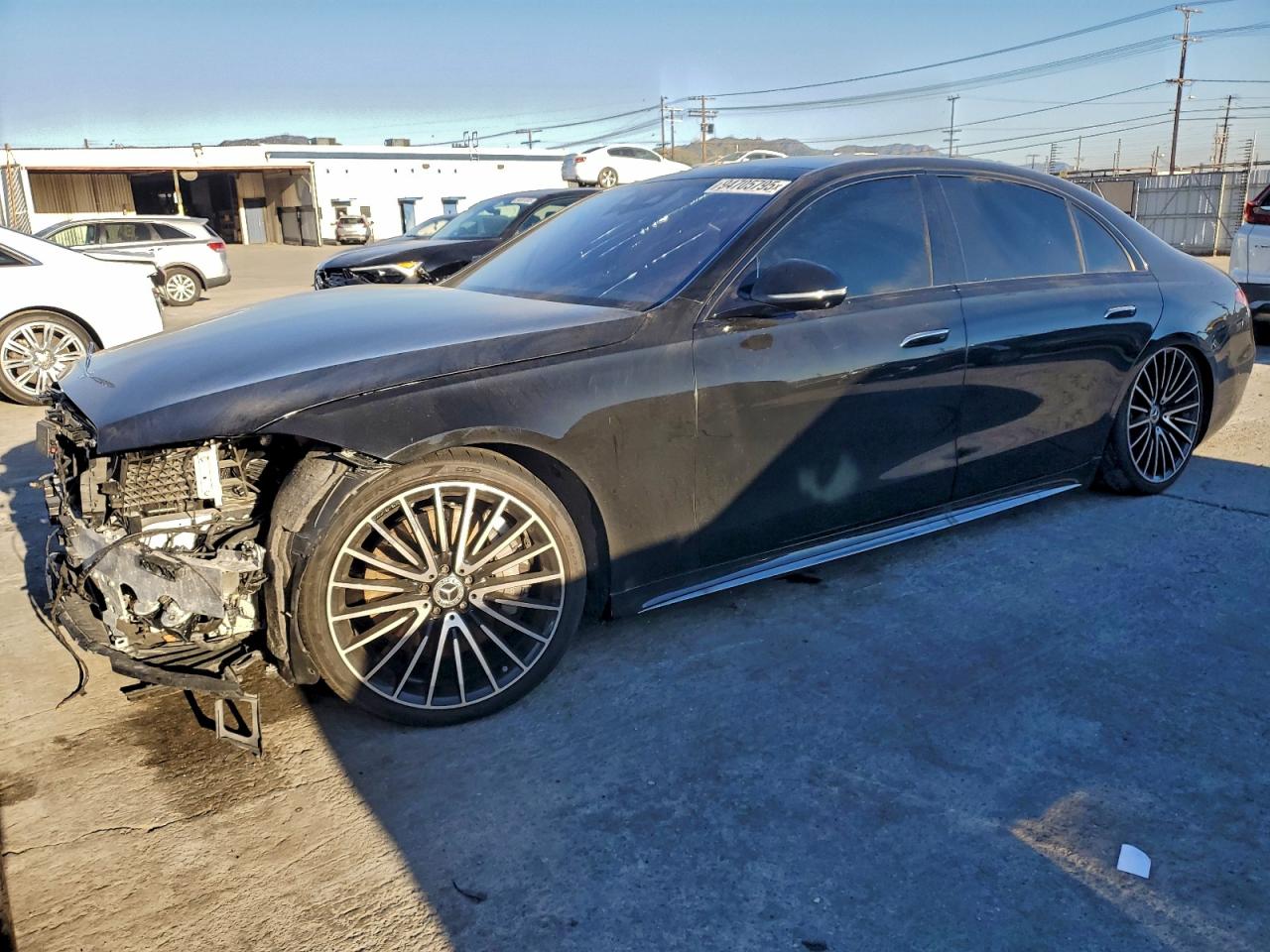 2021 Mercedes-Benz S 580, VIN W1K6G7GB7MA055914 — Front end