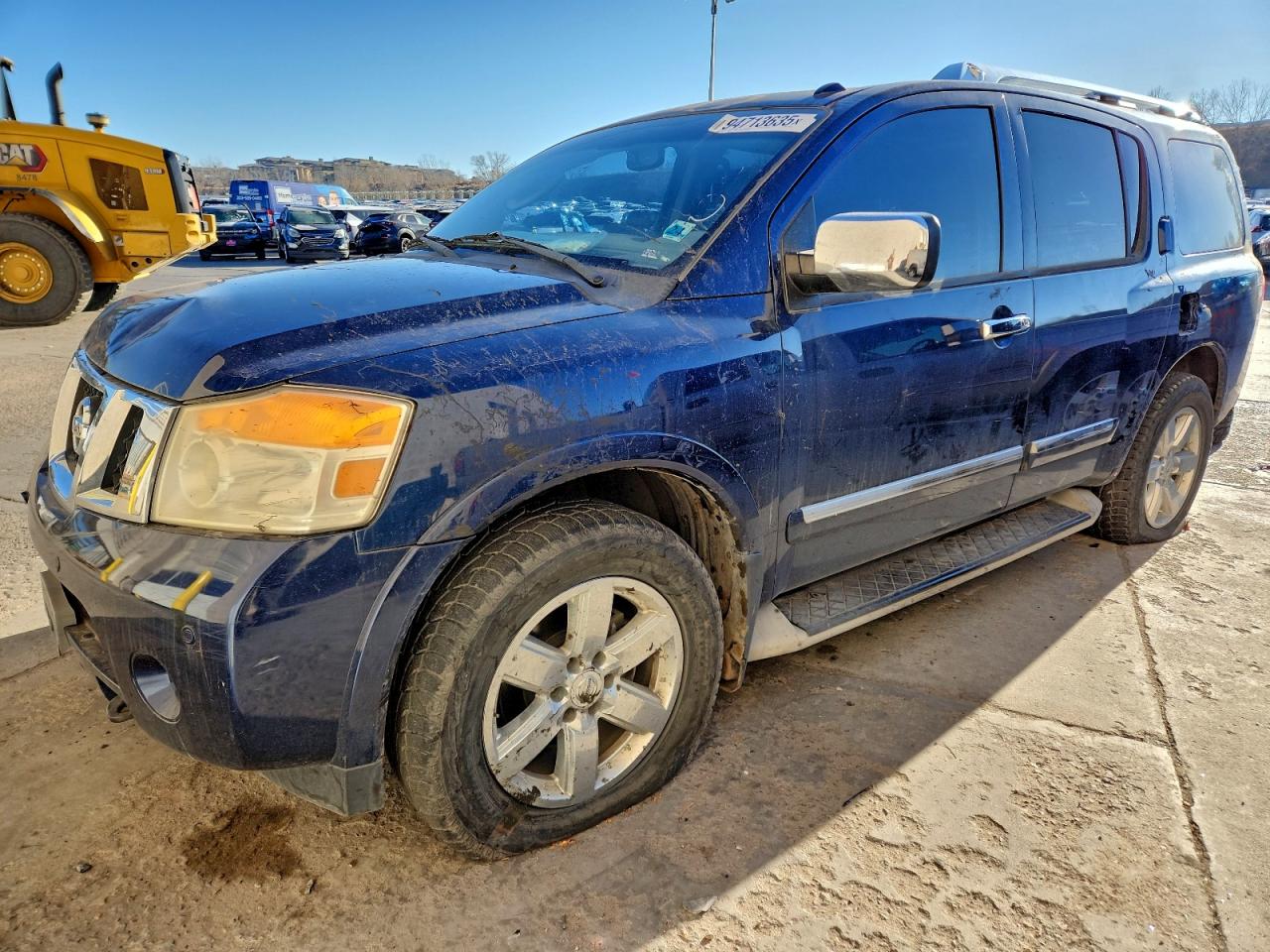 2011 Nissan Armada Platinum, VIN 5N1BA0NE0BN602635 — Rear end