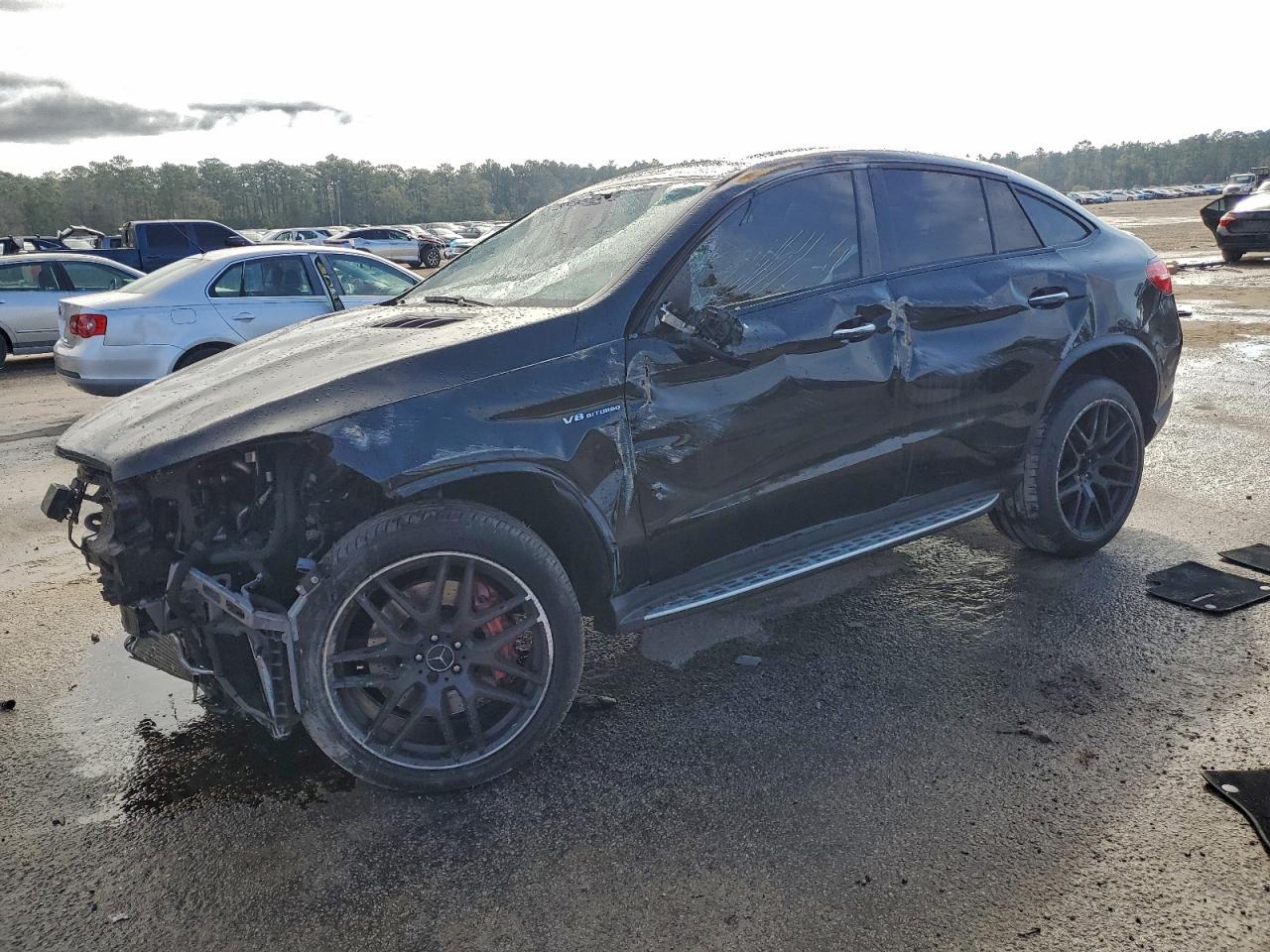 2018 Mercedes-Benz GLE 63 S AMG, VIN 4JGED7FB9JA102058 — Rollover