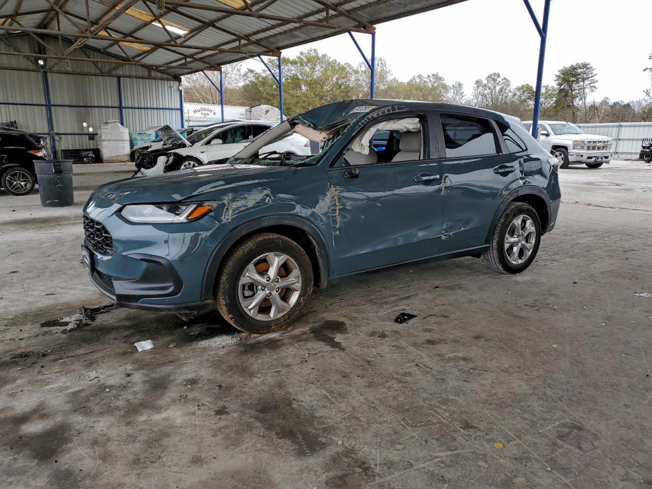 2025 Honda HR-V LX, VIN 3CZRZ1H36SM731964 — Фото с аукциона 1 of 14