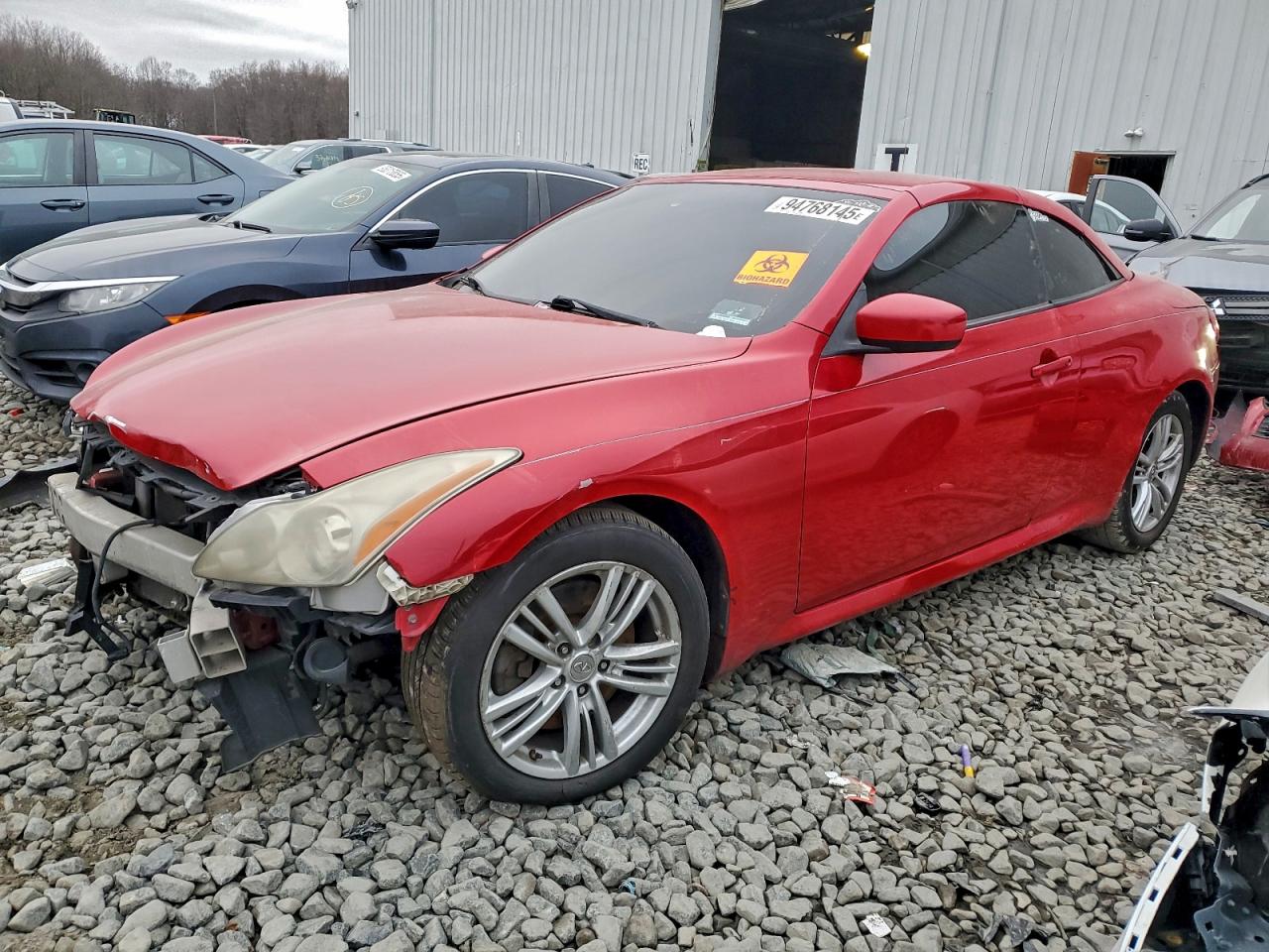 2009 Infiniti G37, VIN JNKCV66E09M723341 — Front end