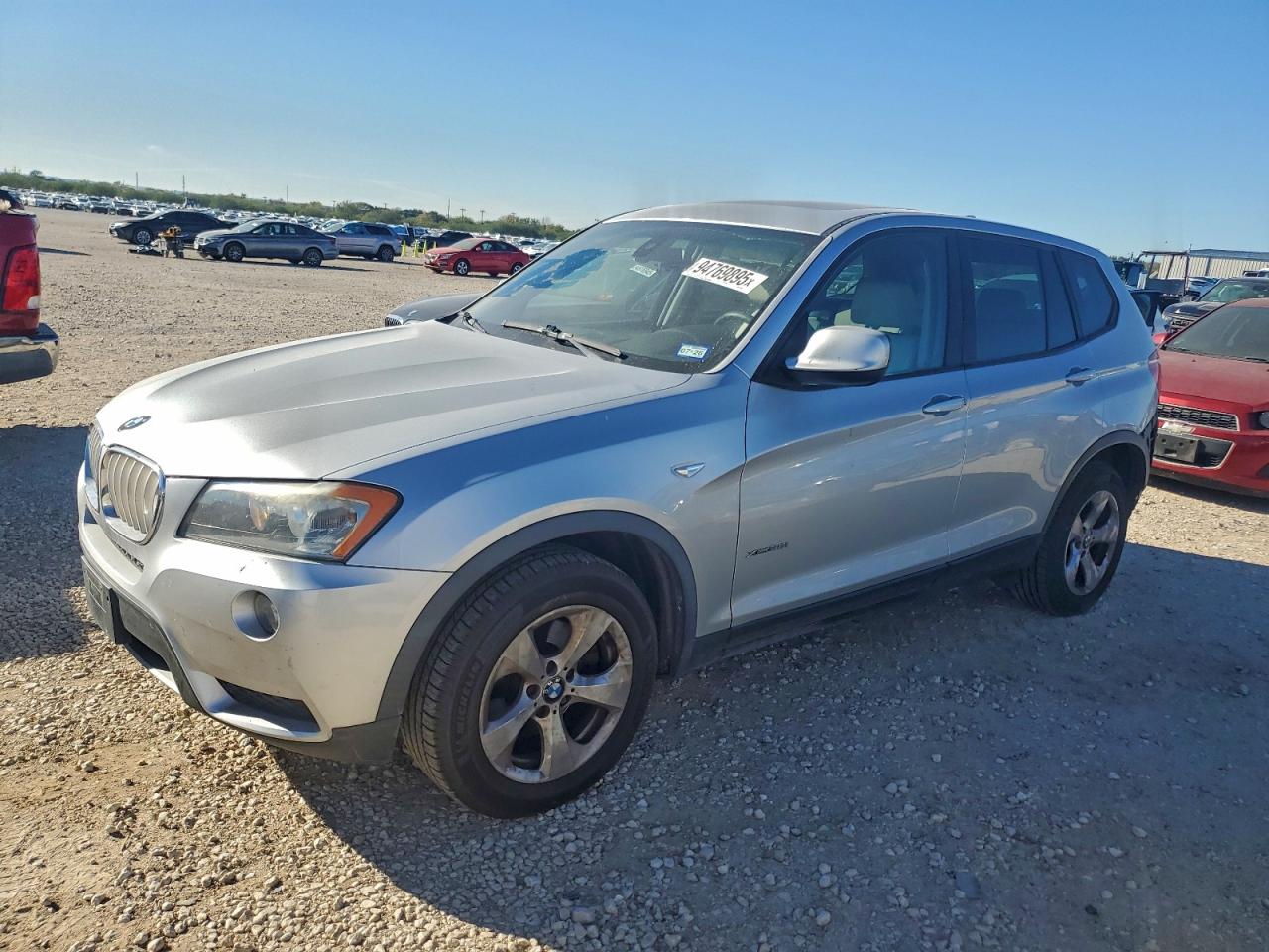2012 BMW X3 28i, VIN 5UXWX5C53CL720663 — Зад